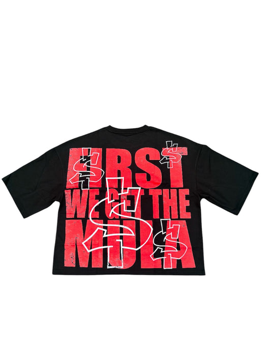 MulaMotion GTA Crop Heavyweight T-SHIRT