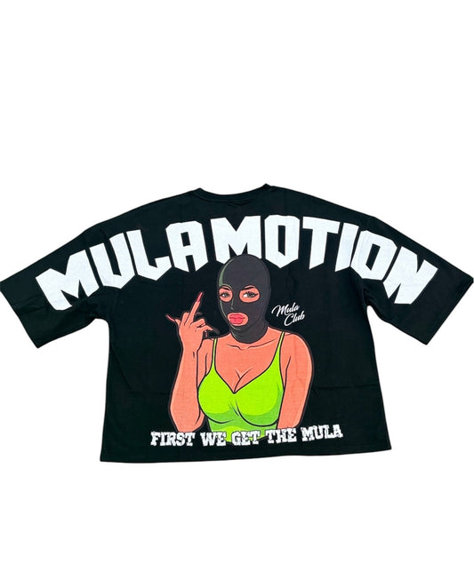 MulaMotion GTA Crop Heavyweight T-SHIRT